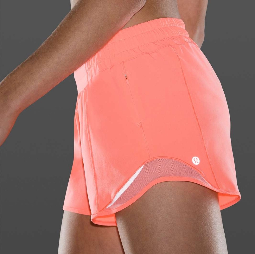 Lululemon HOTTY HOT SHORTS SUNSET GLOW ORANGE NWT